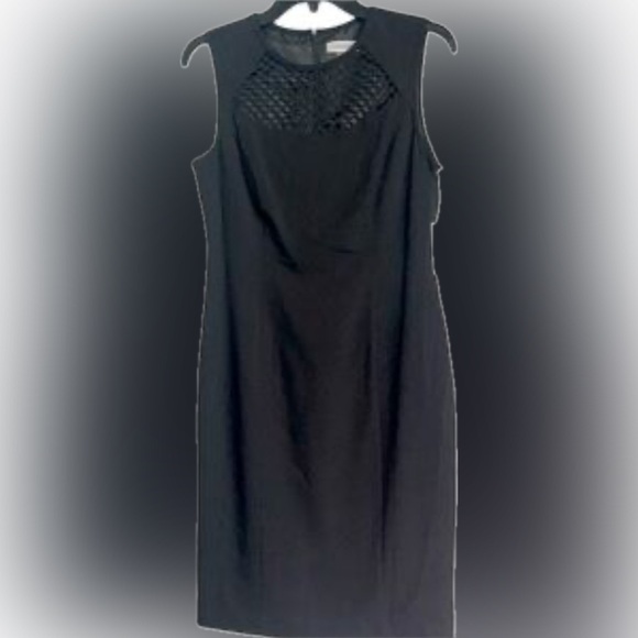 Calvin Klein Black Sheath  Sleeveless Dress - Picture 4 of 5